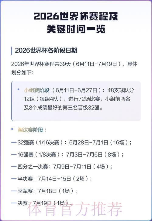 世界杯完整赛程几点开始